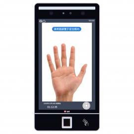 Q1003MAX掌静脉人脸门禁考勤访客一体机